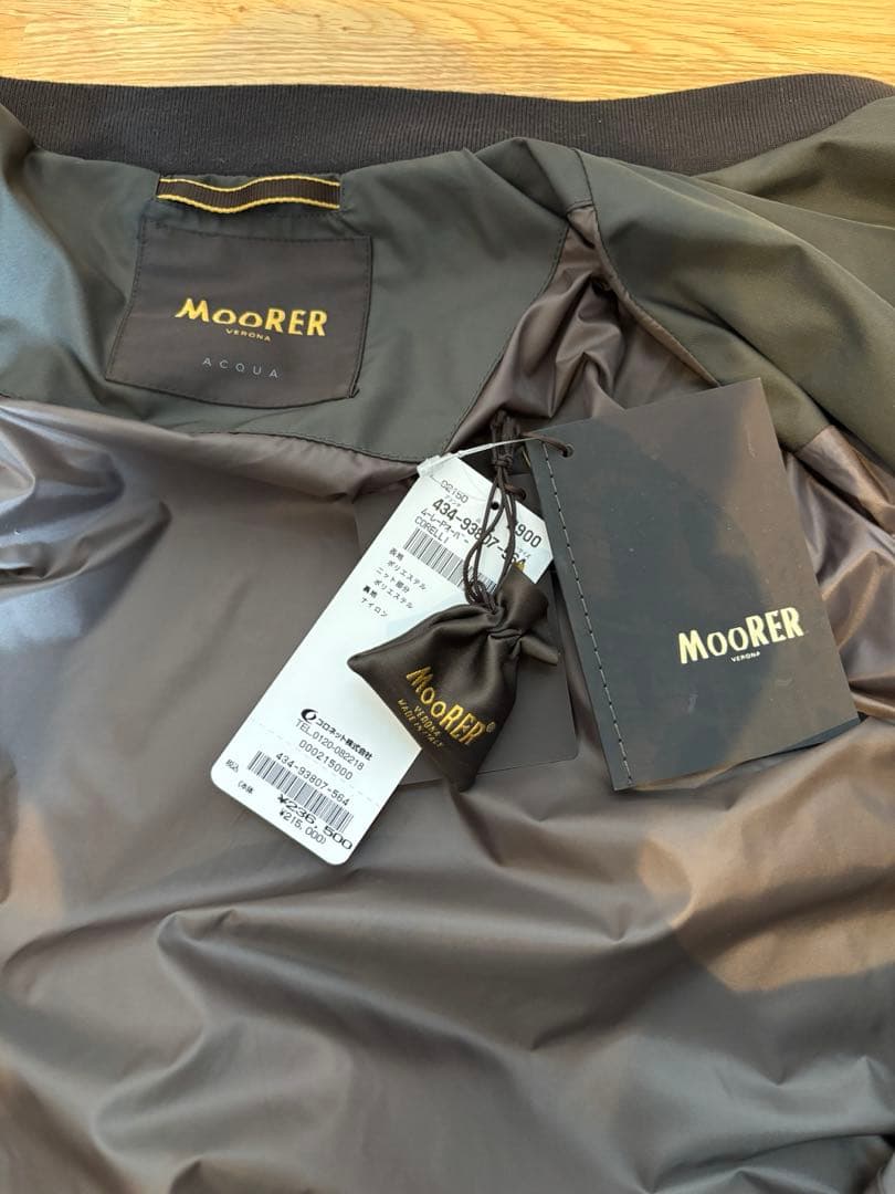 k*８様 【定価236,500円】試着のみMooRER ムーレーMA-1 ブルゾ