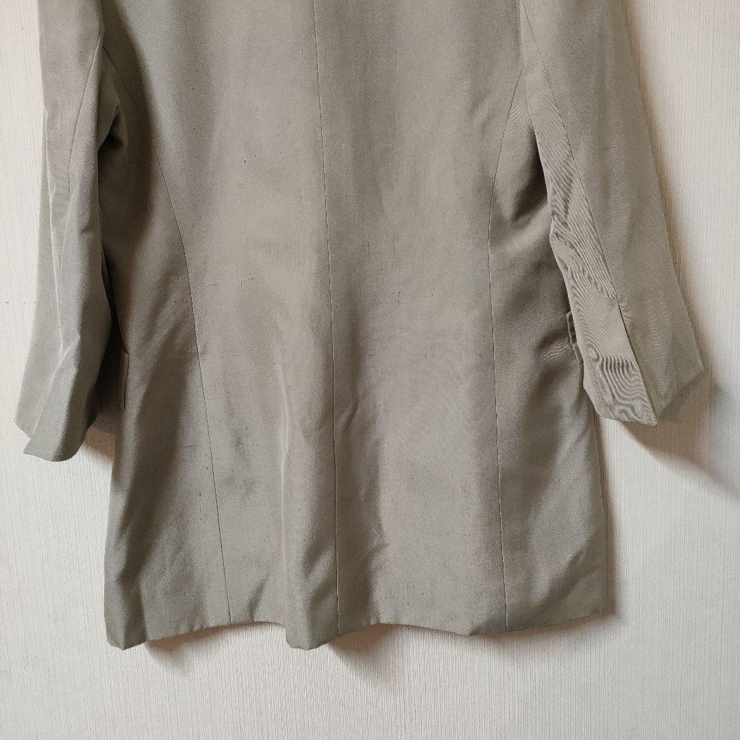 80s シルク100％ クリスチャンディオール ジャケット フランス製ベージュ