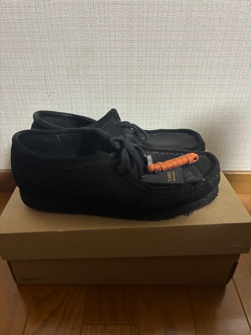 clarks ワラビー ブラック　42