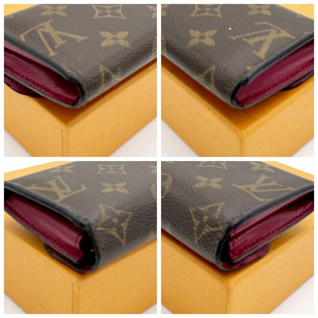 正規品 ルイヴィトン モノグラム ポルトモネ ロザリ フューシャ♡ ICタグ搭載