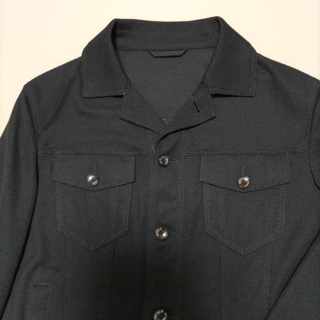 ★新品★EPOCA UOMO 　ミニタックジャージーブルゾン【ネイビー】46
