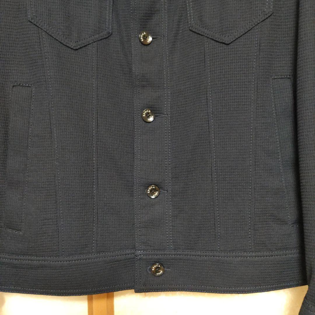 ★新品★EPOCA UOMO 　ミニタックジャージーブルゾン【ネイビー】46