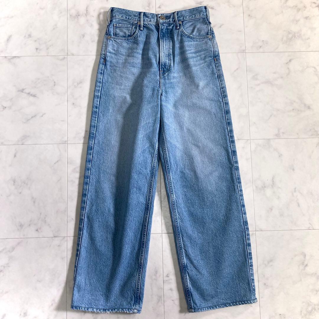 美品 アッパーハイツ 24SS THE NIECE ハイライズストレート