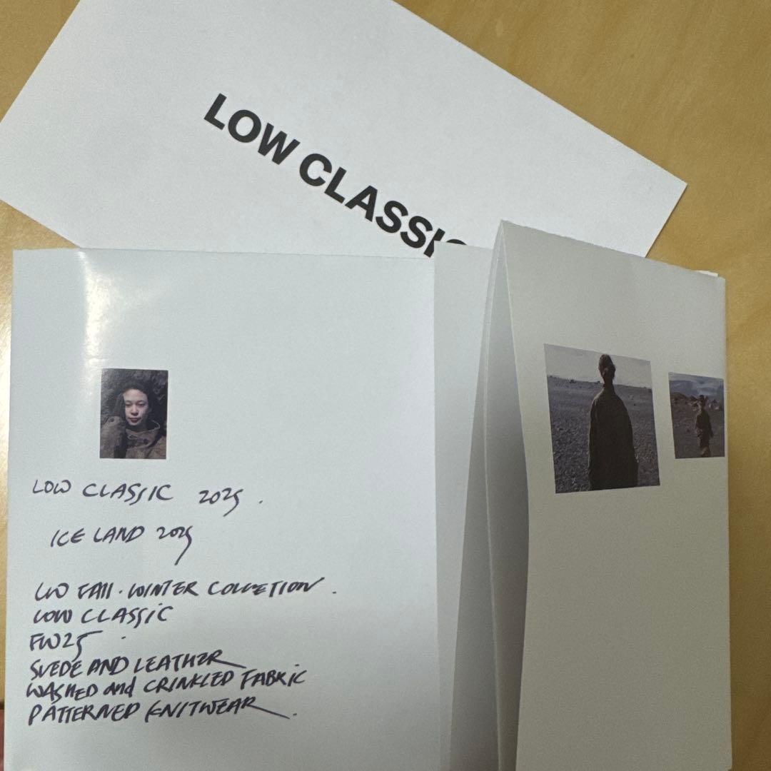 LOW CLASSIC ニットラップカーディガン アイボリー