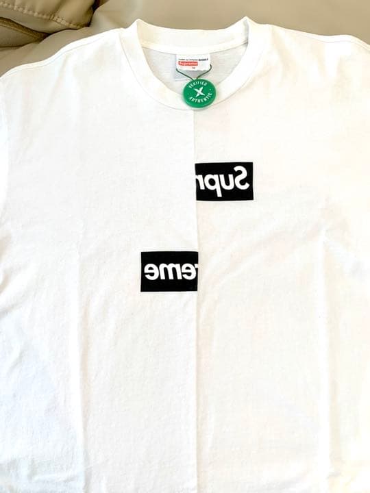 Split Box Logo Tee(SUPREME×GARCONS )