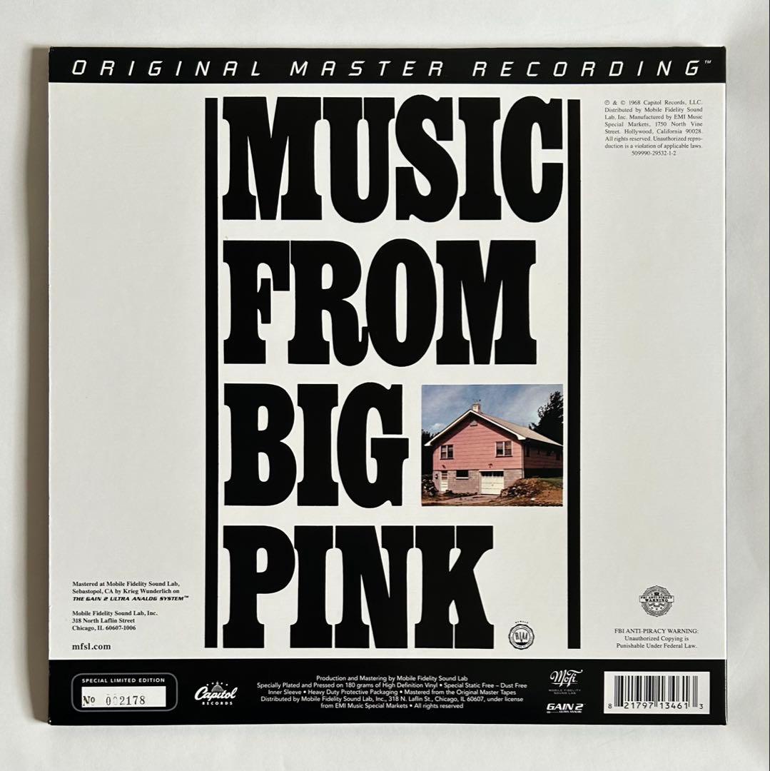 【高音質LP 限定】THE BAND / MUSIC FROM BIG PINK