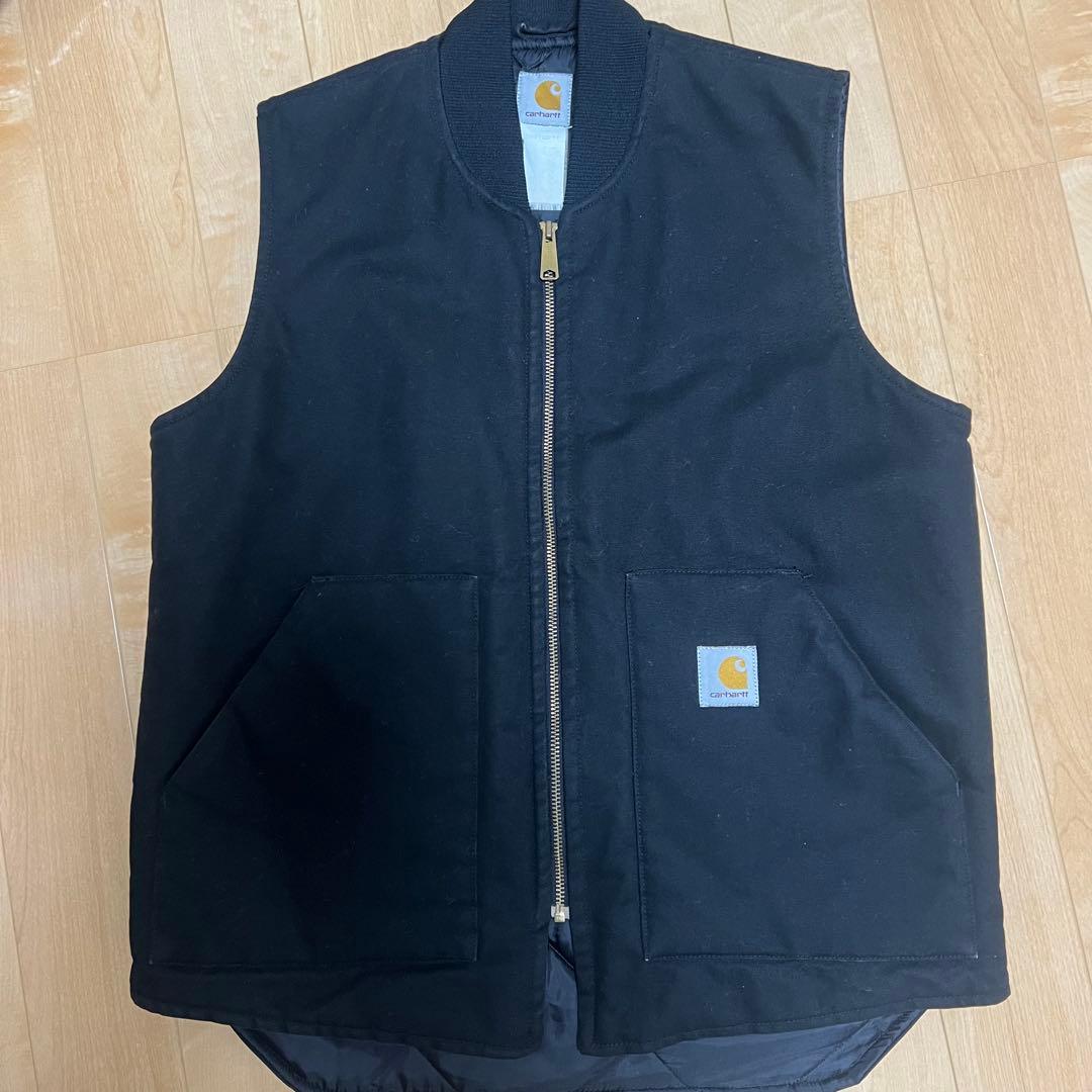 専用 Carhartt 黒 ジッパー付きベスト