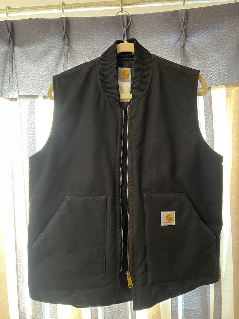 専用 Carhartt 黒 ジッパー付きベスト