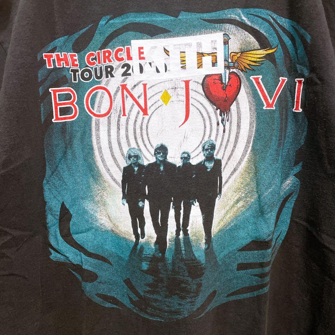 v*u様 KITH キス ボンジョヴィ ＢＯＮJOVI バンド Tシャツ プリン