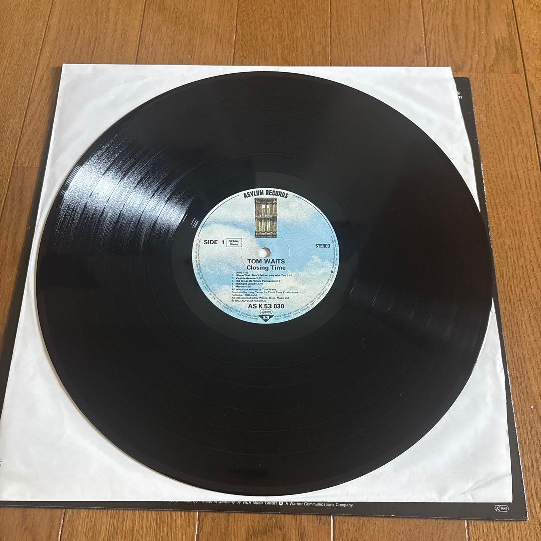 TOM WAITS CLOSING TIME レコード