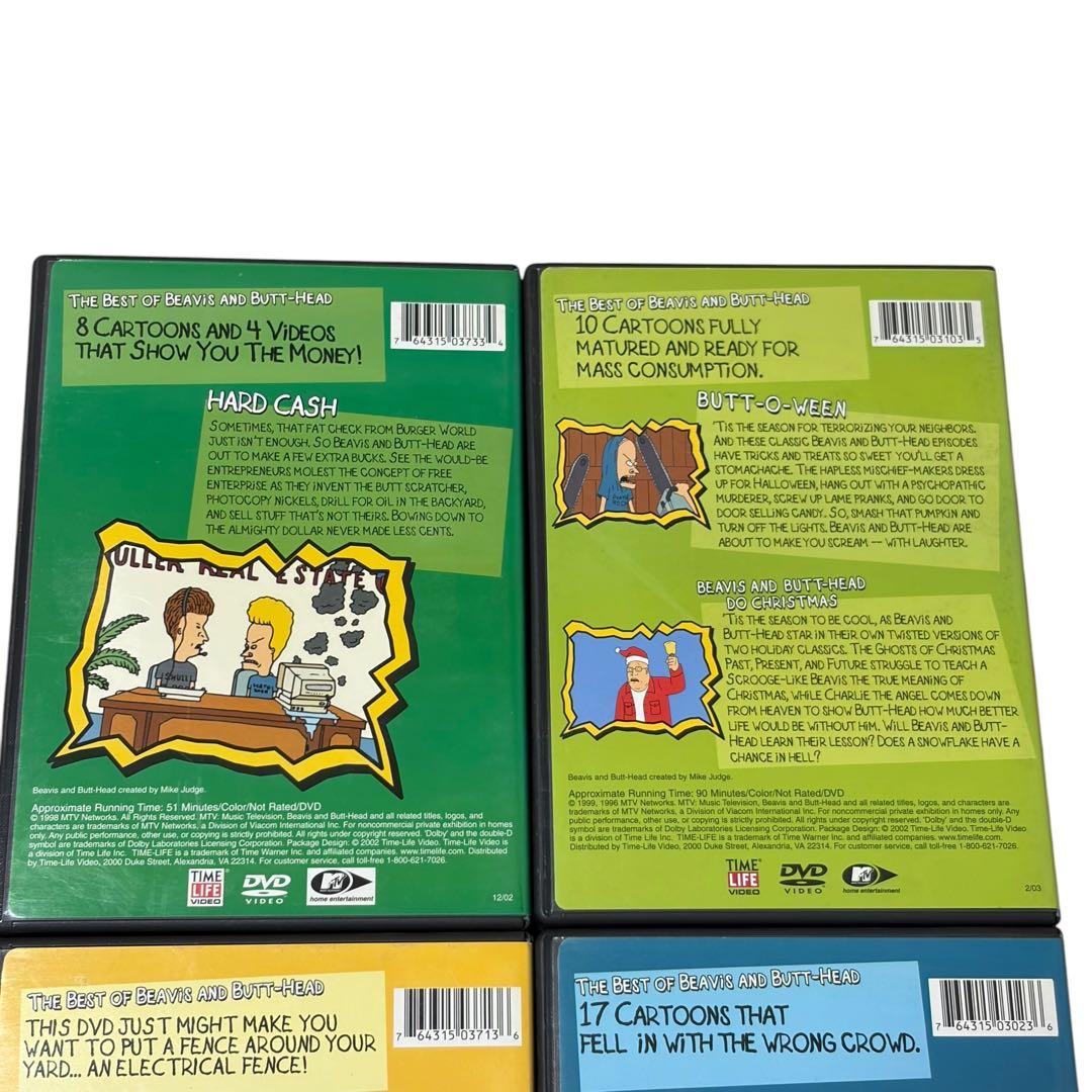 MTV ビーバス・アンド・バットヘッド DVD 4枚セット まとめて 北米版