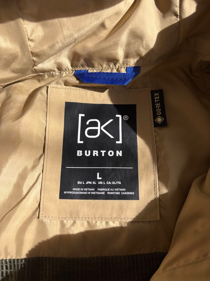 スノーボード BURTON ak GORE-TEX CYCLIC JAKET KELP L