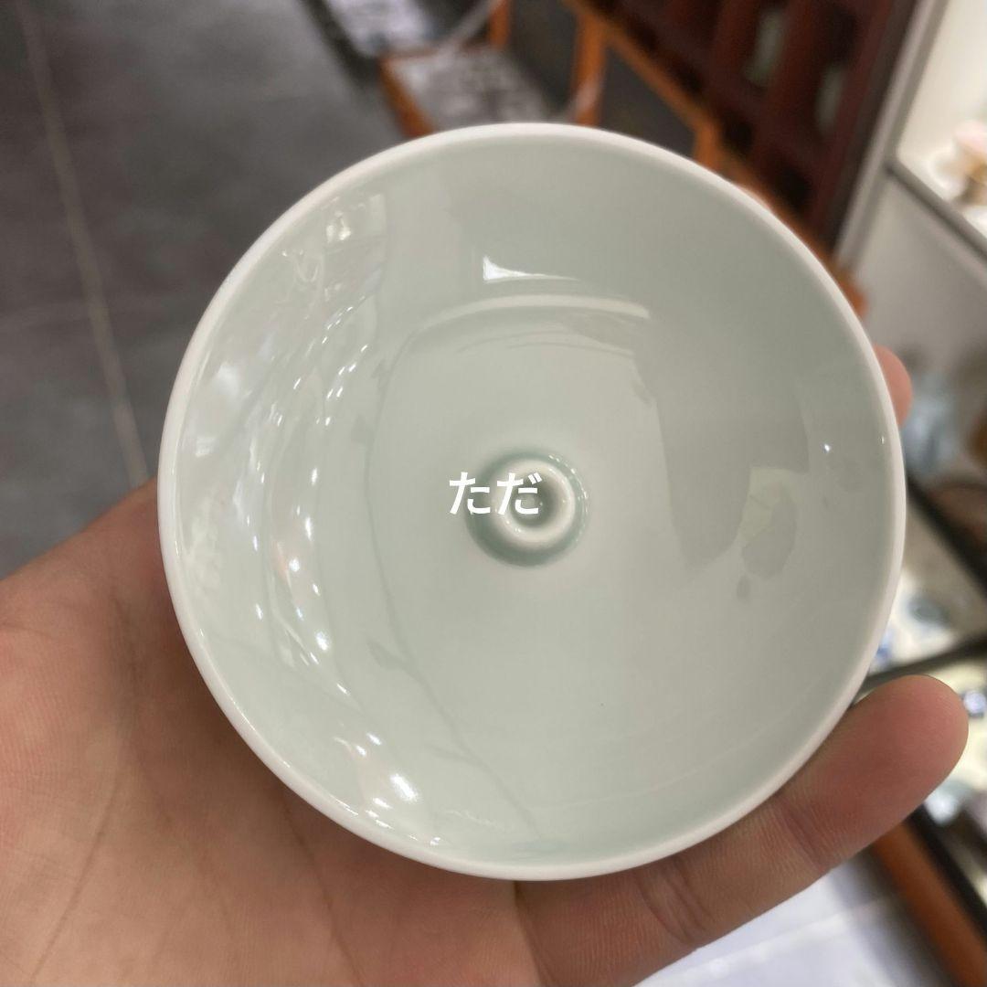 景徳鎮 陶磁器 銀杏花三才蓋碗 茶杯 茶道具 煎茶器 新品未使用