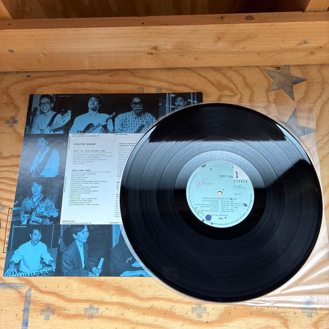 角松敏生　SEA IS A LADY レコード　LP album
