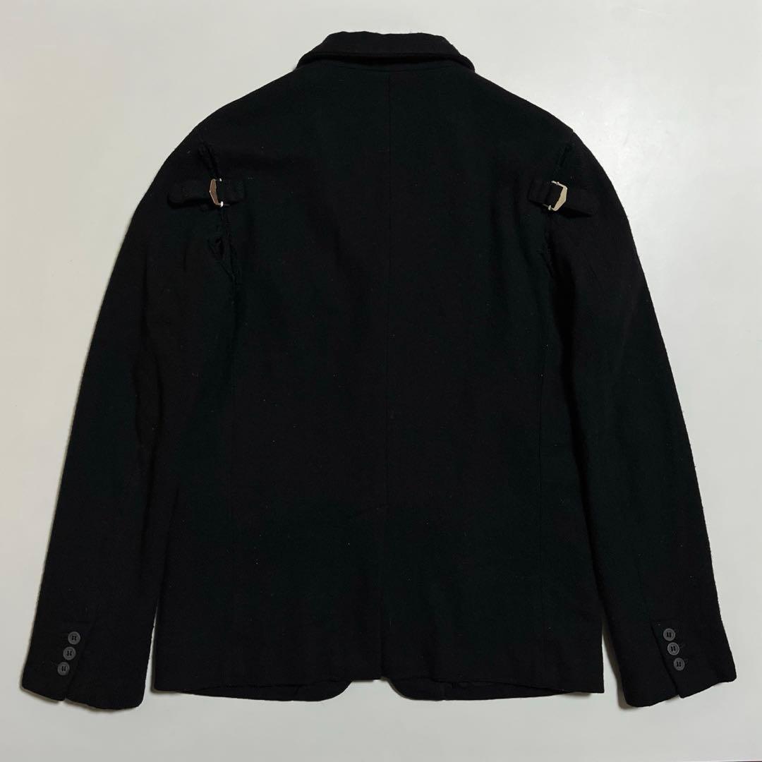 BLACK COMME des GARÇONS テーラードジャケット ブラック