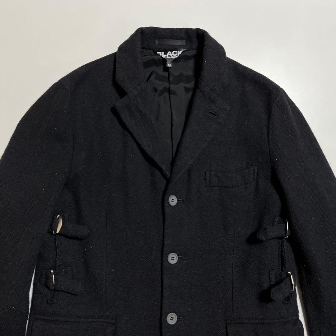 BLACK COMME des GARÇONS テーラードジャケット ブラック