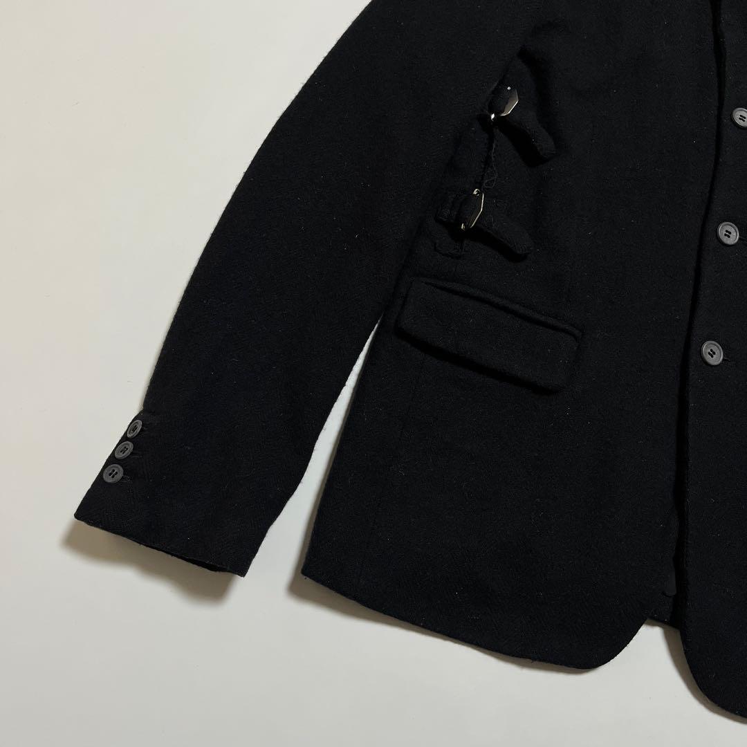 BLACK COMME des GARÇONS テーラードジャケット ブラック