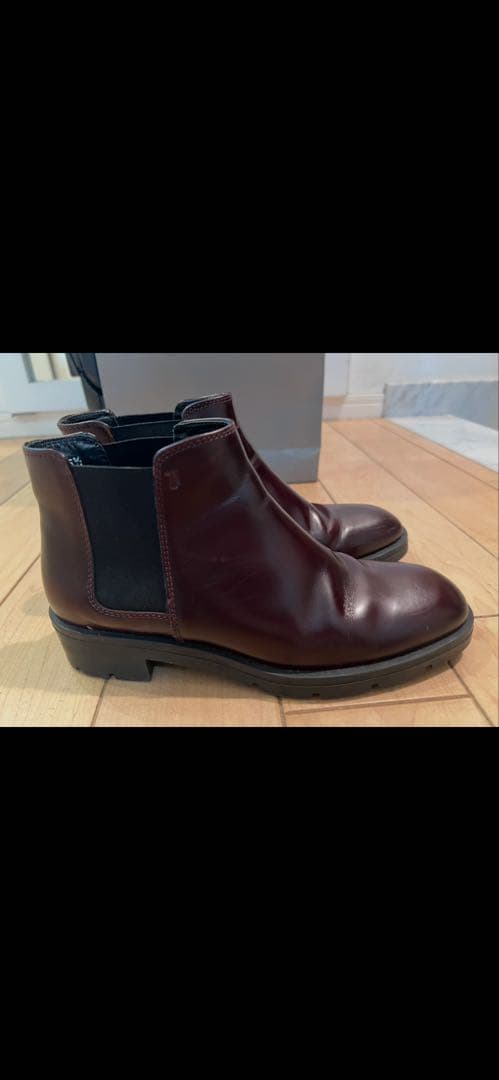 週末セール早いもの勝つTOD’S サイドゴアブーツ ダークブラウン 36.5