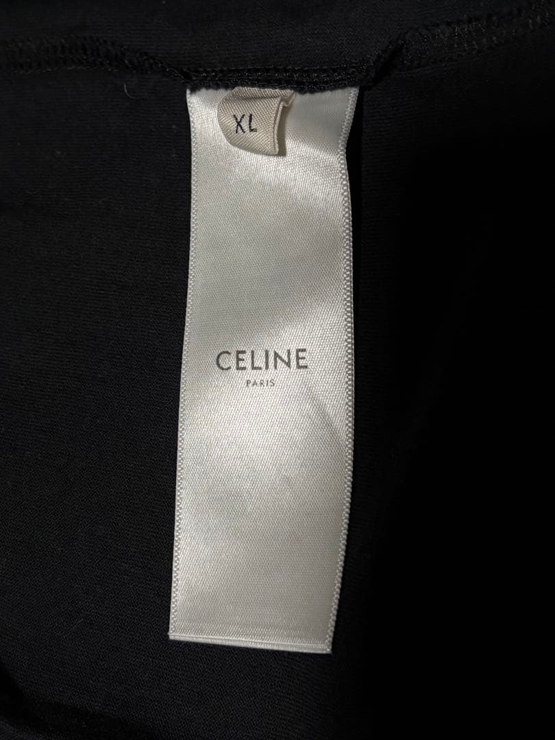 CELINE ブラック Tシャツ　セリーヌ　あんしん鑑定