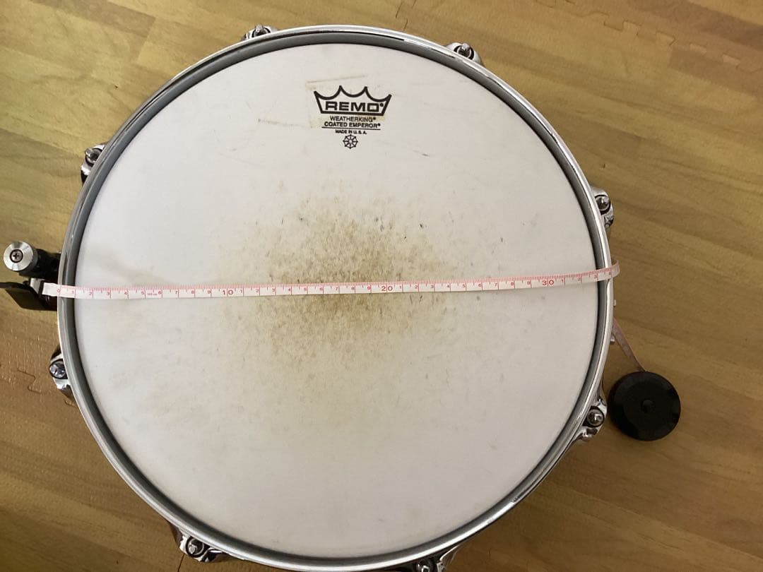 CANOPUS 木胴スネア 14×4インチ　ソフトケース付き