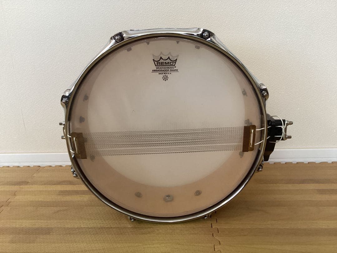 CANOPUS 木胴スネア 14×4インチ　ソフトケース付き
