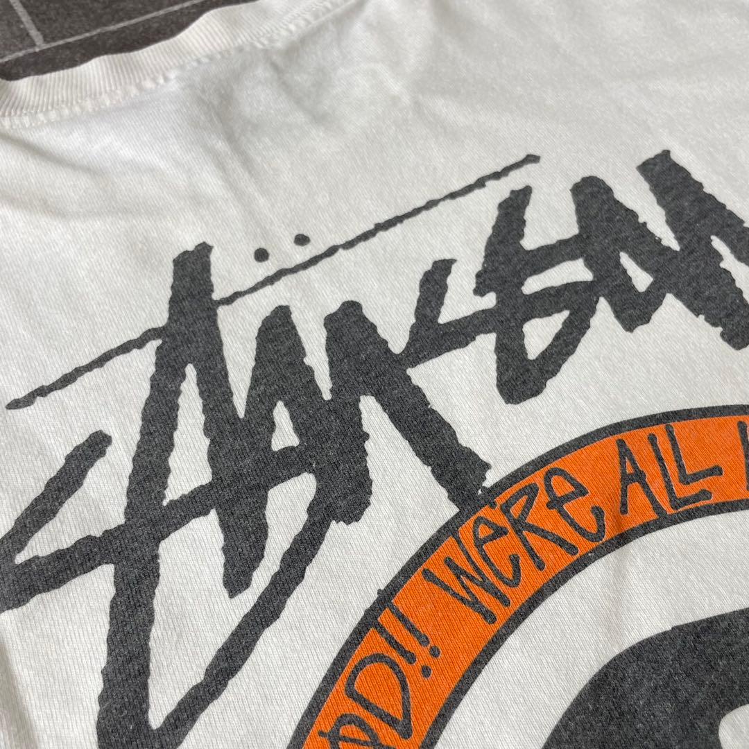 00's Stussy オールド 古着 ステューシー スカル プリント Tシャツ