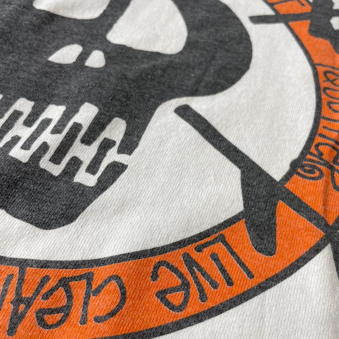 00's Stussy オールド 古着 ステューシー スカル プリント Tシャツ