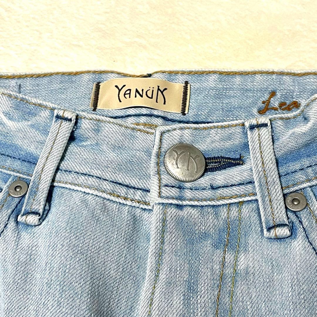 【極美品】 YANUK ヤヌーク LEA ボーイズストレートデニム 24