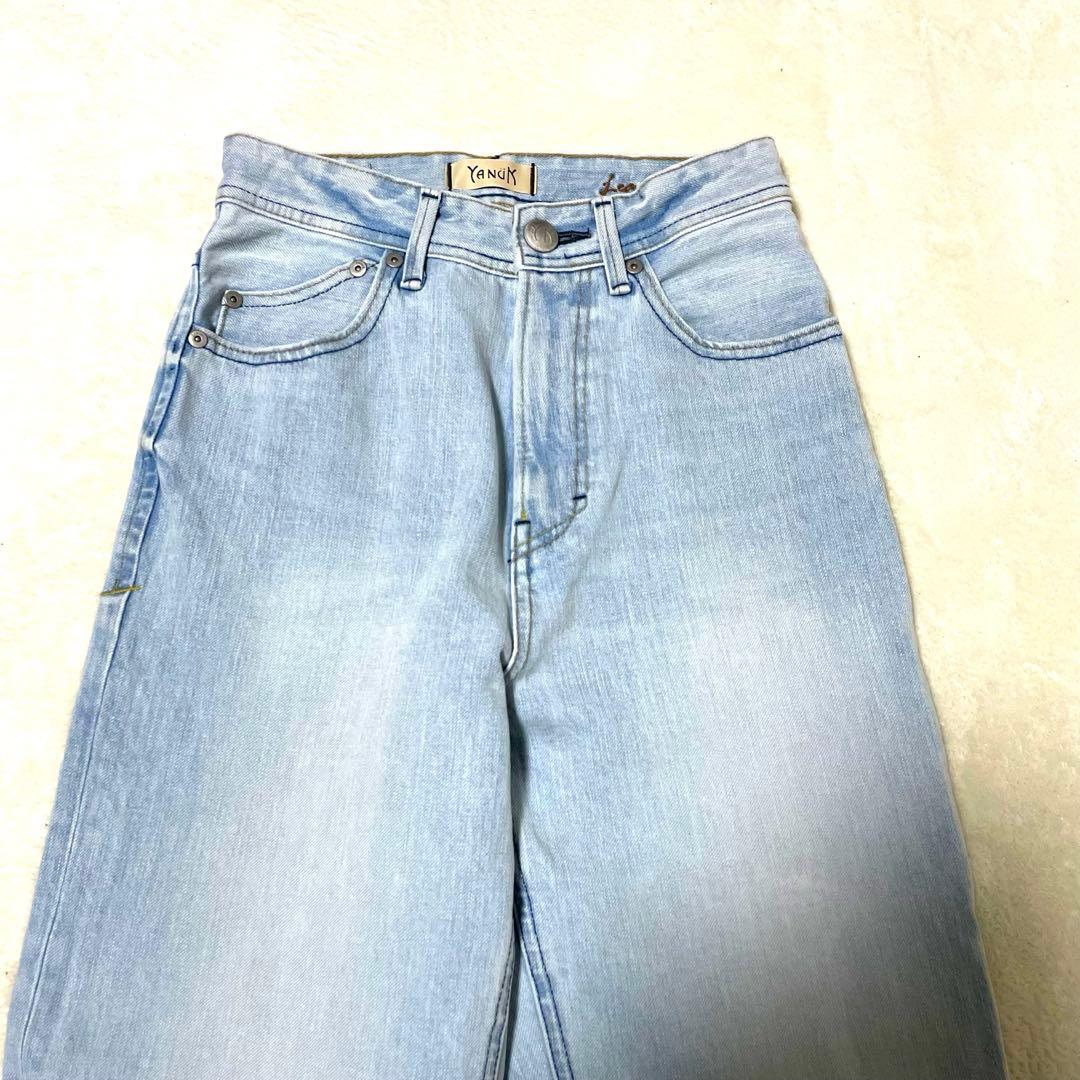 【極美品】 YANUK ヤヌーク LEA ボーイズストレートデニム 24