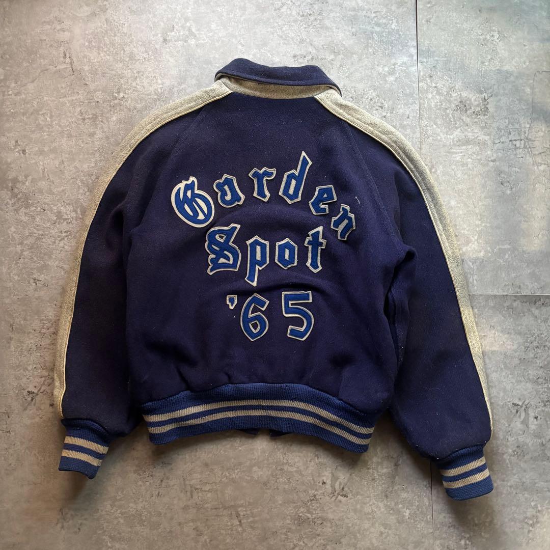 古着　60s ウール　スタジャン　スポジャケ　ヴィンテージ　カークラブ
