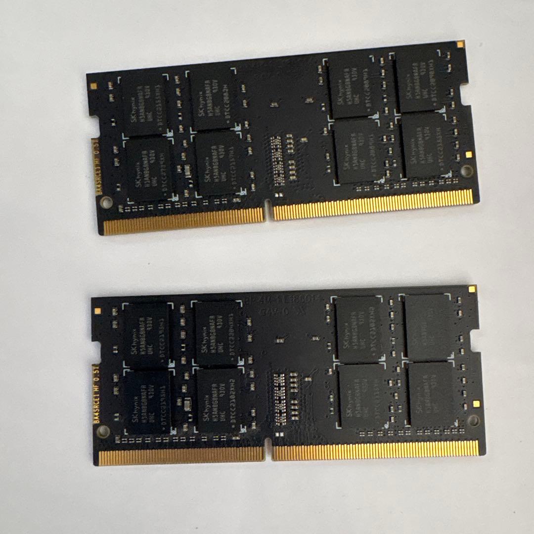 ADTEC DDR4 16GB 2枚メモリ 2666MHz合計32GB