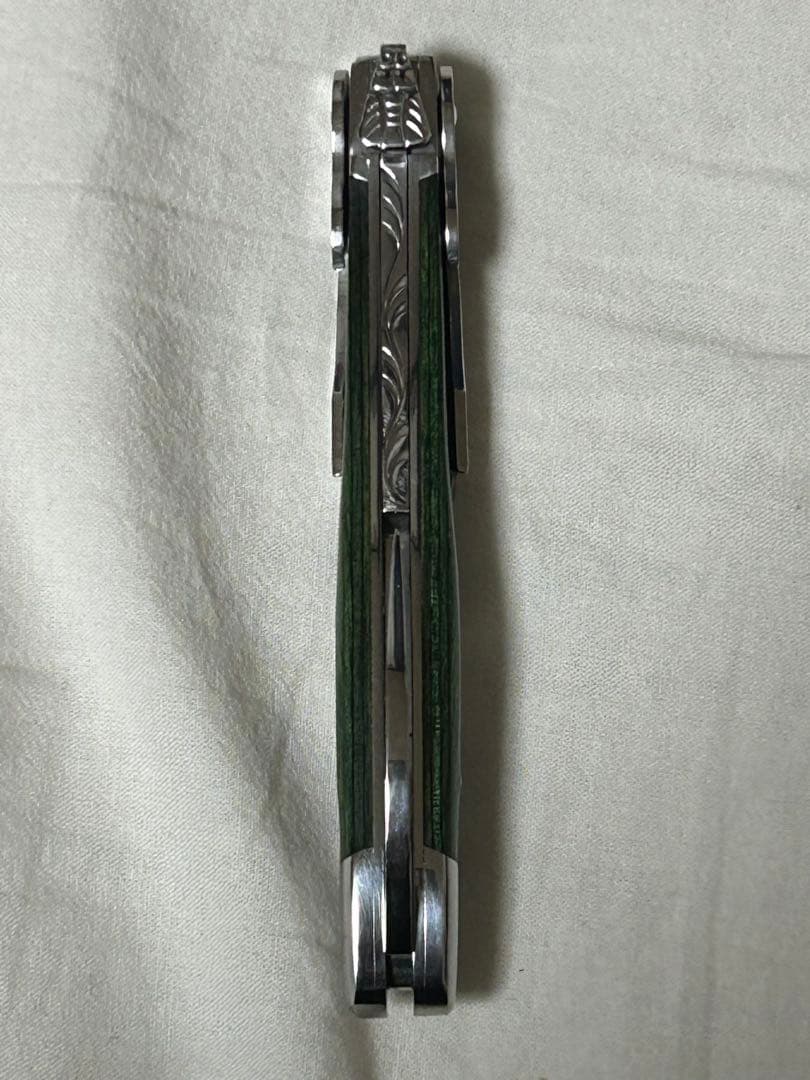Laguiole シャトーラギオール ソムリエナイフ スタミナウッド グリーン