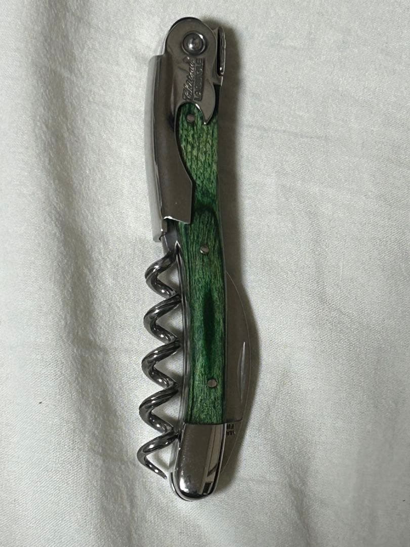 Laguiole シャトーラギオール ソムリエナイフ スタミナウッド グリーン