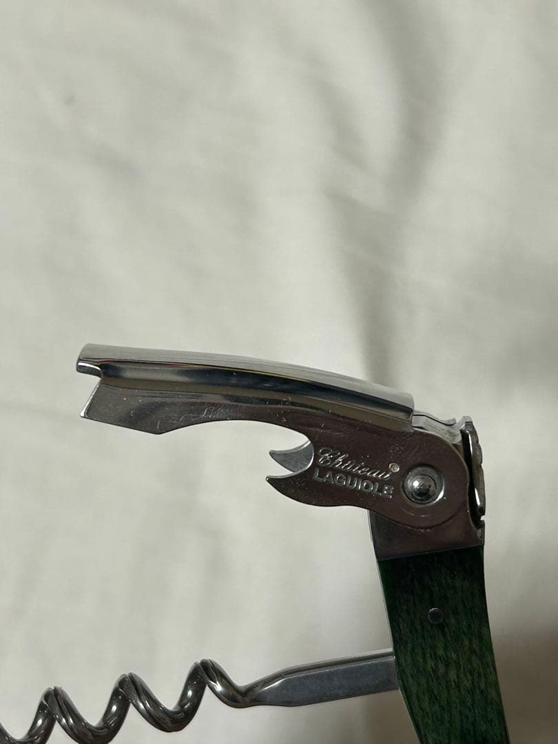 Laguiole シャトーラギオール ソムリエナイフ スタミナウッド グリーン