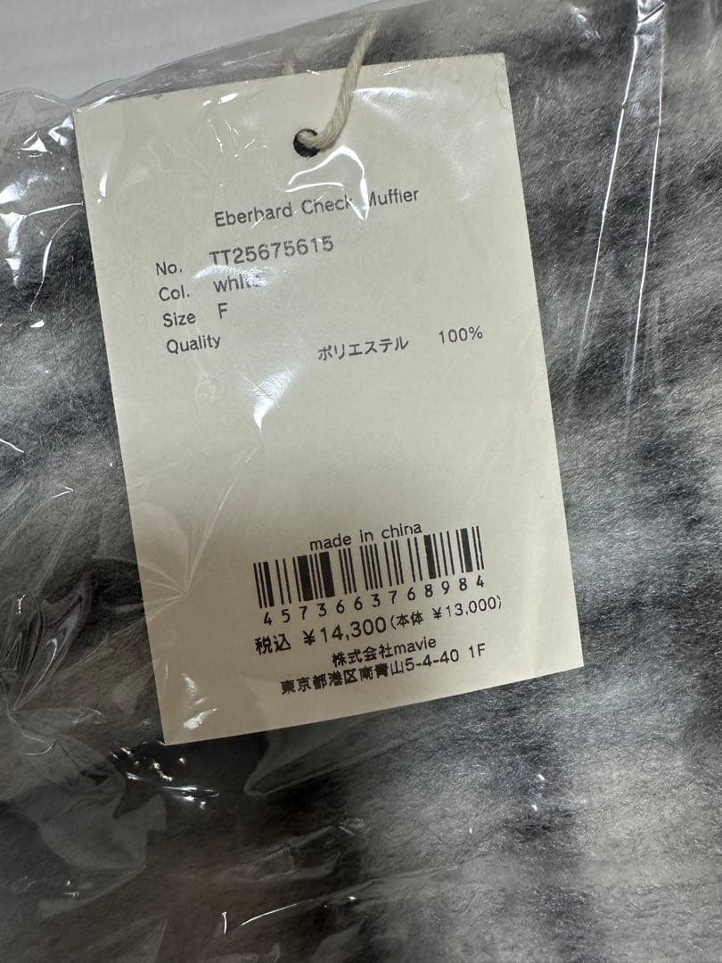 小物 THE TOE Eberhard Check Muffler