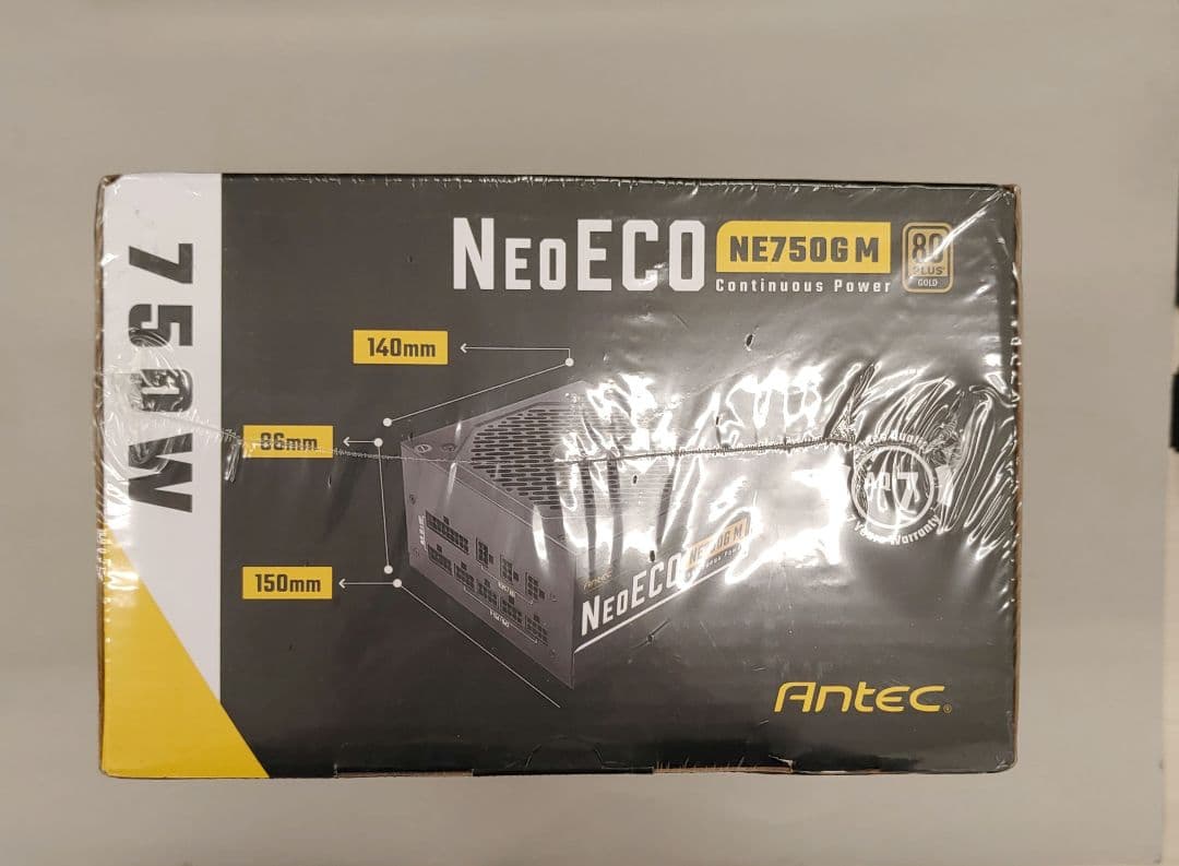 509247【ANTEC】 80PLUS GOLD認証取得 電源ユニット750ｗ