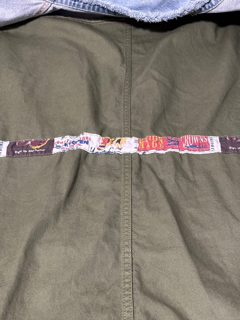rodeo crownsロデオクラウンズ デニムドッキングモッズコート