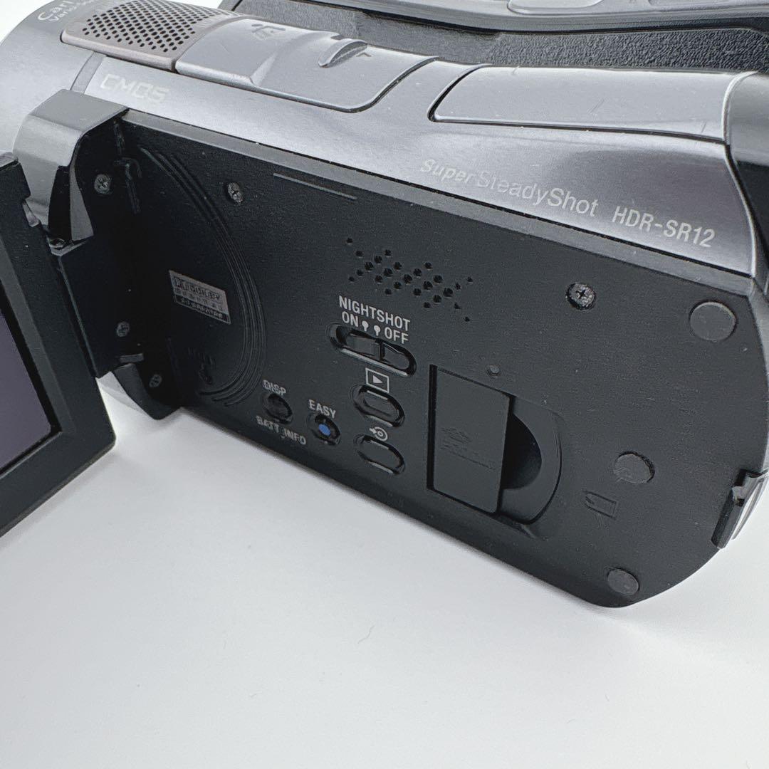 【動作品】ソニー ハンディカム HDR-SR12 ブラック デジタルビデオカメラ