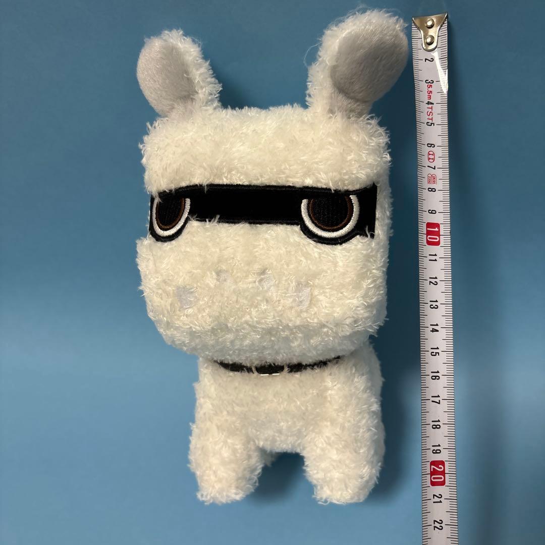 三菱デリ丸　だっこぬいぐるみ1個、キーホルダー1個セット（白色）