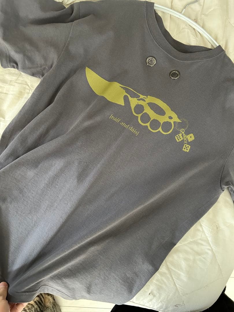 暇午後 himagogo グレー Tシャツ グラフィックプリント