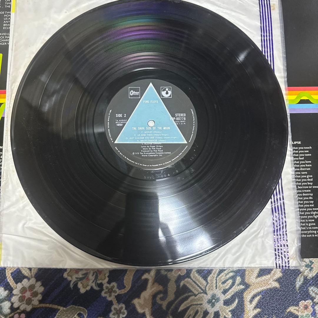 LPレコード ピンク・フロイド ‎狂気 日本盤　帯付き　補充注文票付き