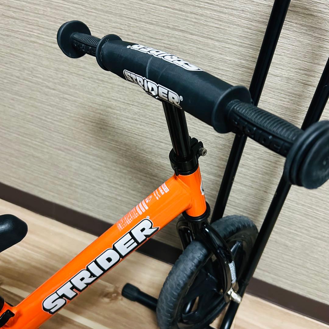 極美品！STRIDER バランスバイク オレンジ 12インチ　スポーツモデル