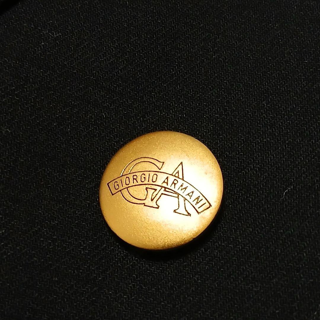 【美品/希少】GIORGIO ARMANI ダブルジャケット 紺ブレザー 金釦