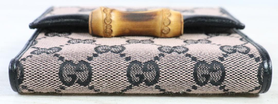 〇GUCCI グッチ GG柄 二つ折り財布 箱付き 112521.2888