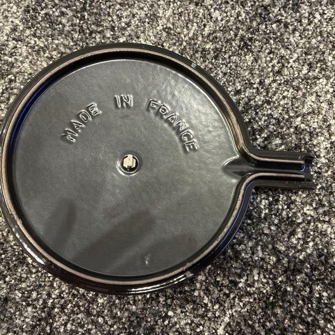 STAUB 鋳鉄製 小型やかん 黒