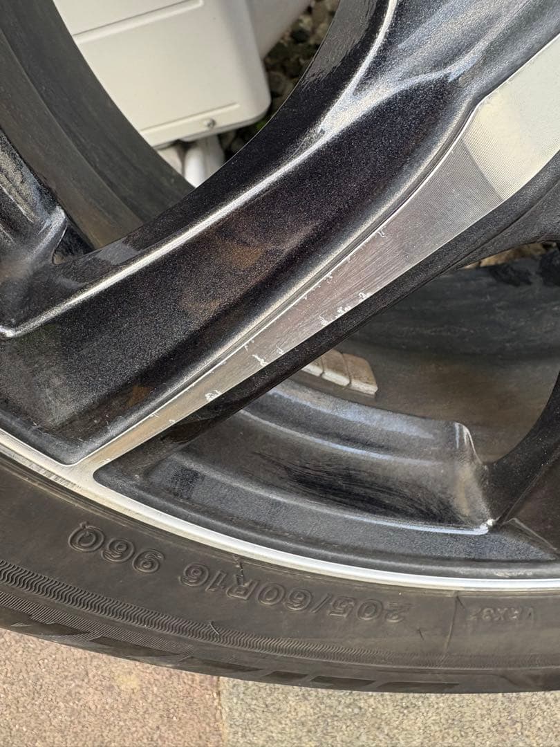 21年VRX3 スタッドレスホイール４本セット　205/60r16送料込み