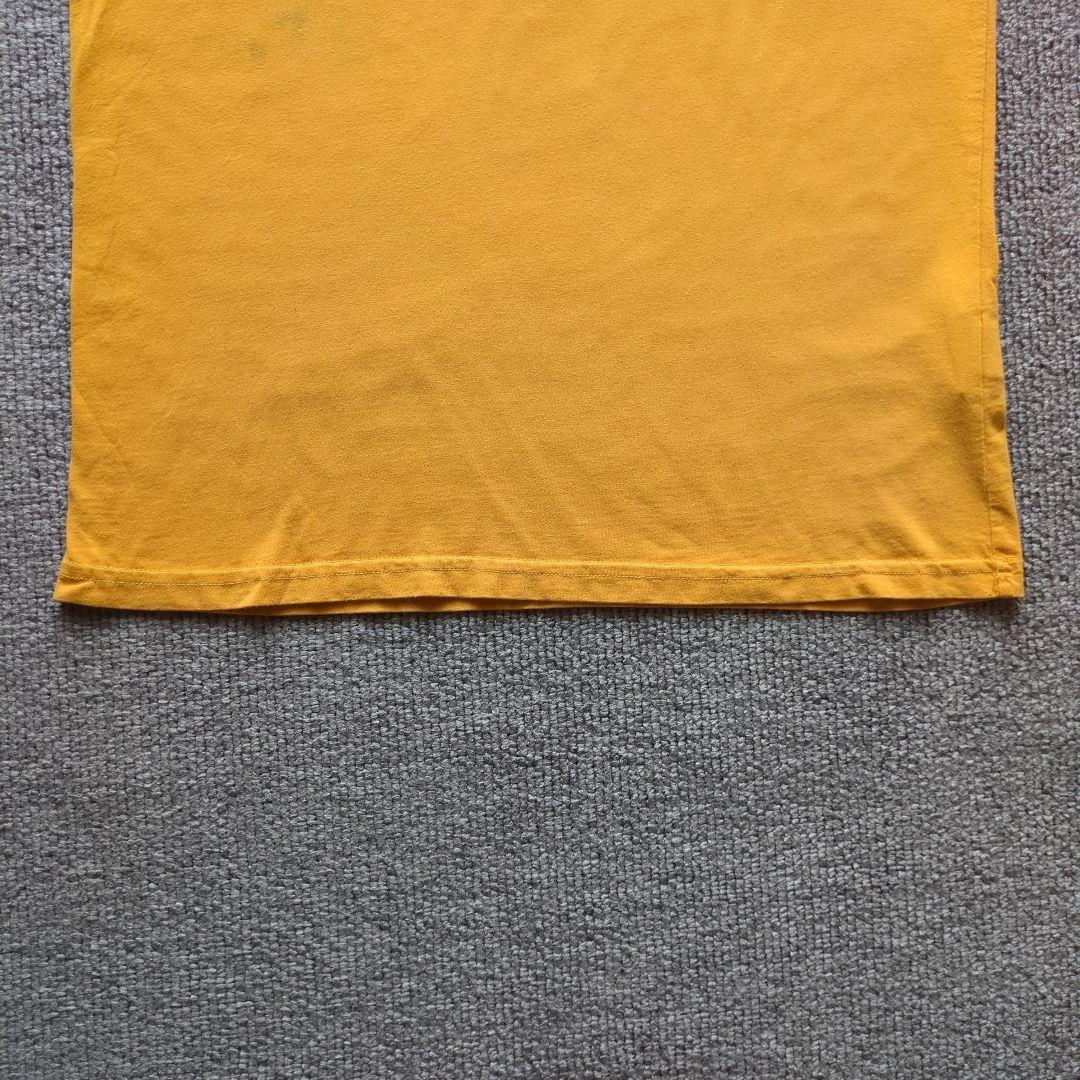 希少カラークロムハーツポケットTシャツSマスタードイエローバックプリントUSA製