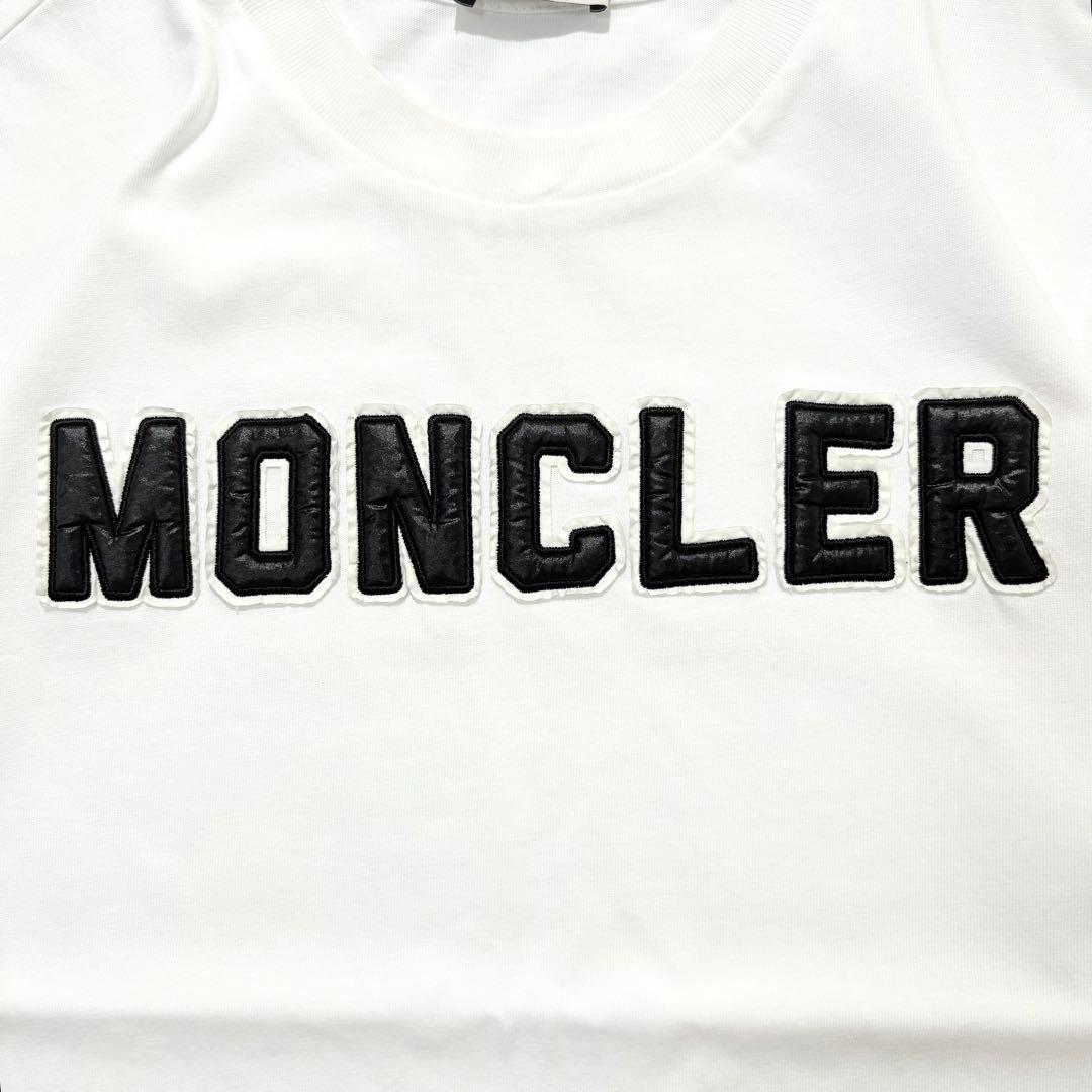 【極美品】 MONCLER Tシャツ 半袖 ロゴ マグリア ホワイト XS