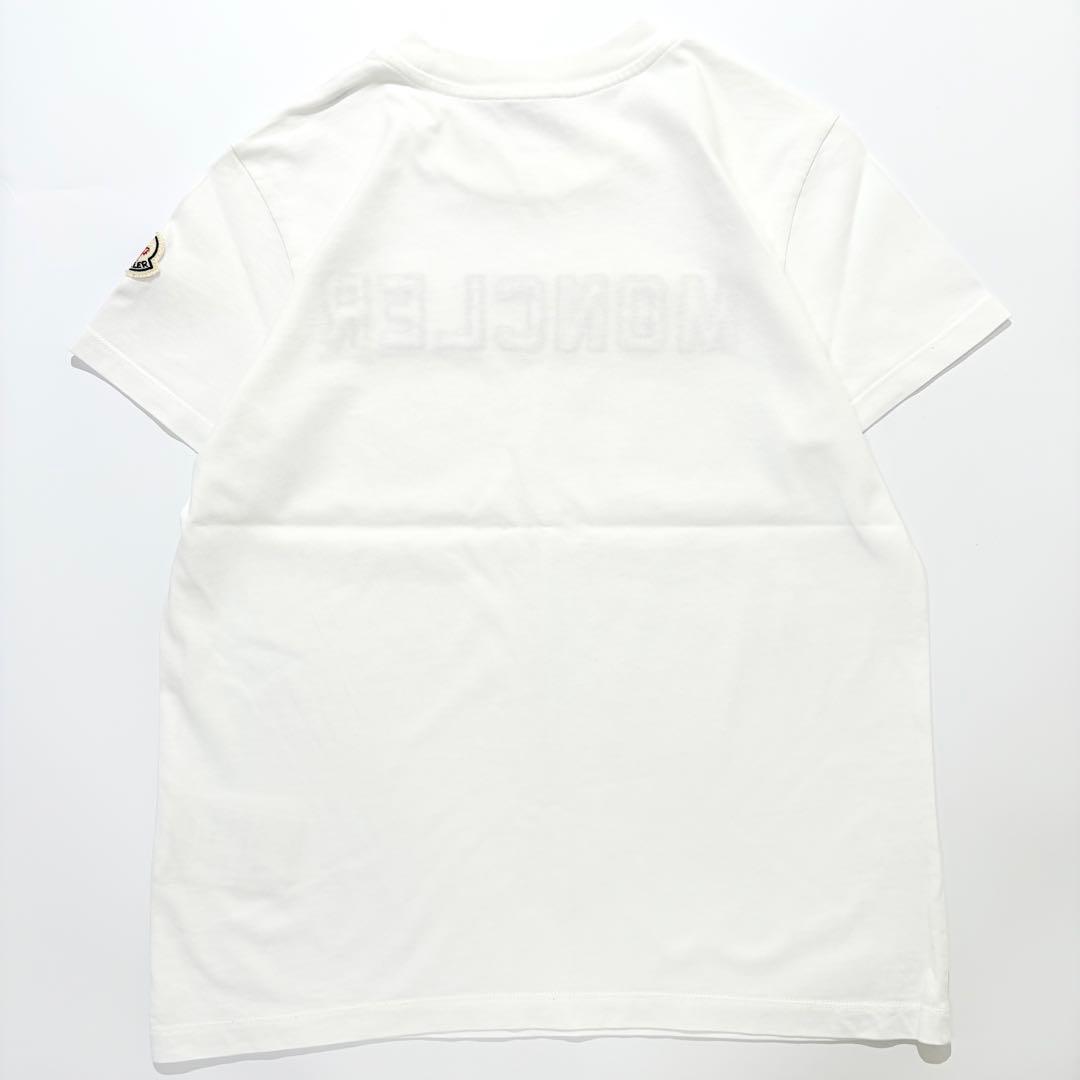 【極美品】 MONCLER Tシャツ 半袖 ロゴ マグリア ホワイト XS