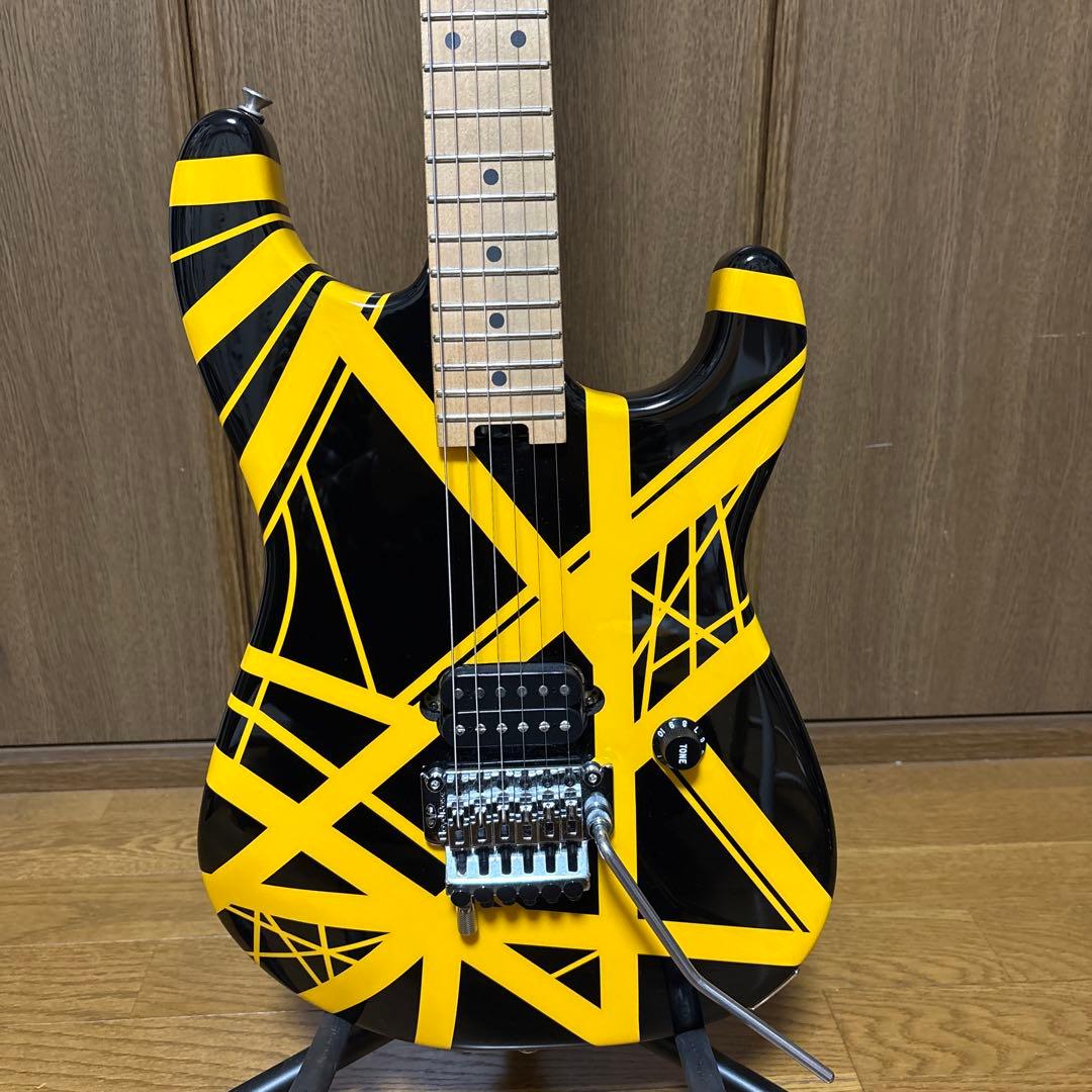 EVH ストラトキャスタータイプ バンブルビー フレイムネック正規品